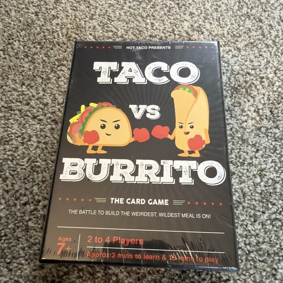 Carbon Neutral Other - Taco vs Burrito Card Game - New Sealed